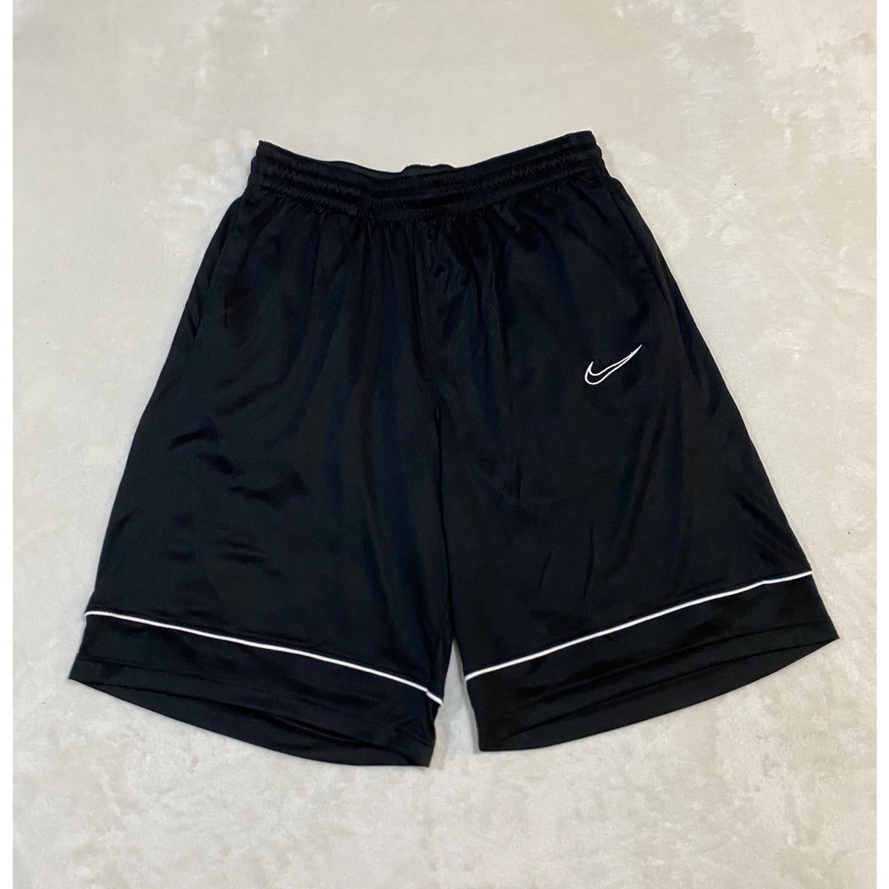 Nike Mens Dri-FIT Basketball Shorts Black White BV9452-011 Large